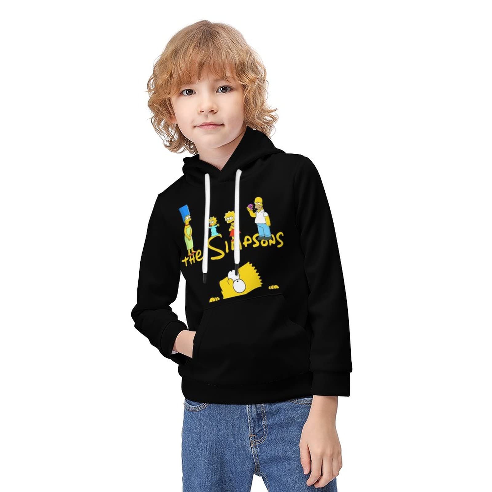 Amazon.co.jp: 子供服 パーカー ザ・シンプソンズ キッズ スウェット  