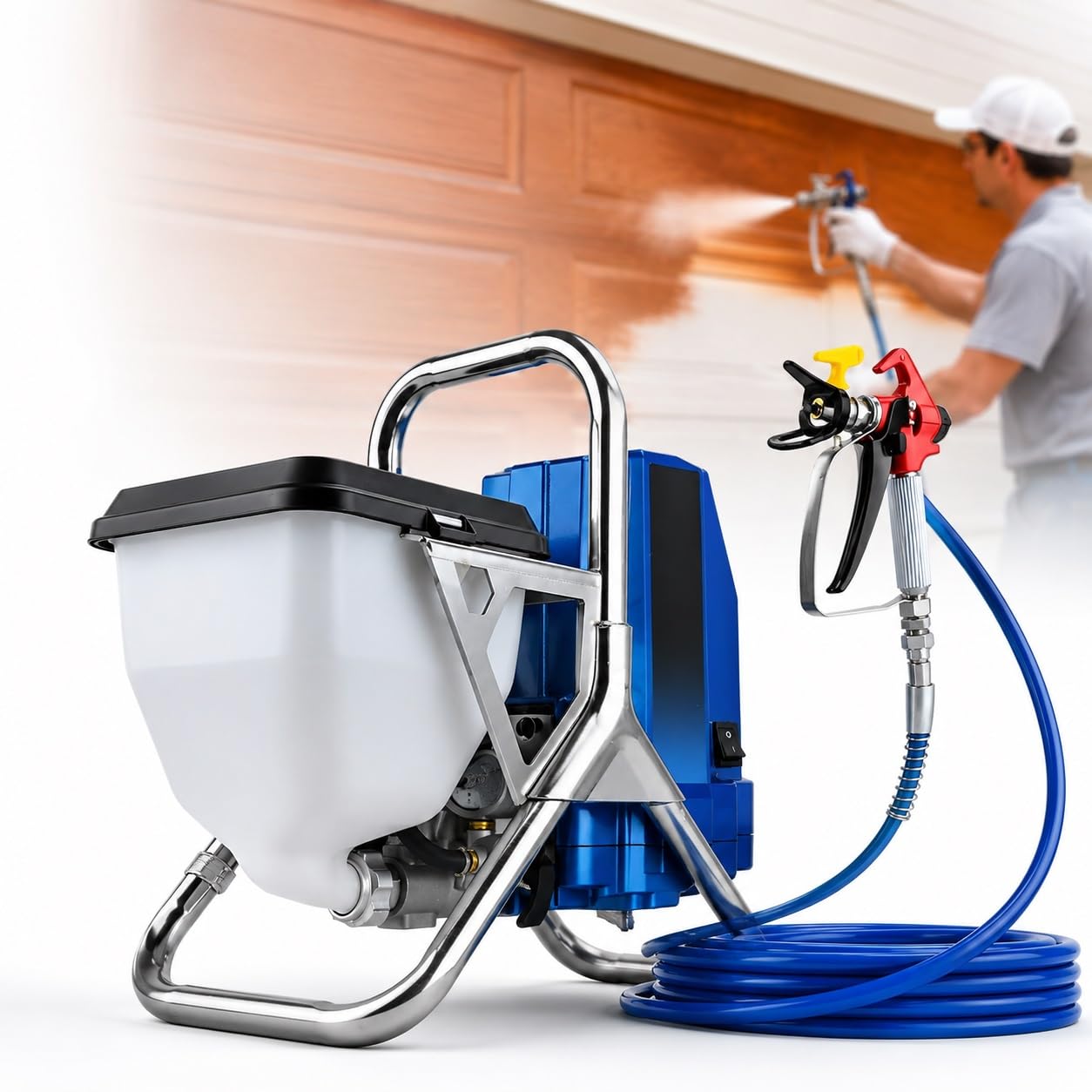 Pulverizador de pintura sin aire eléctrico