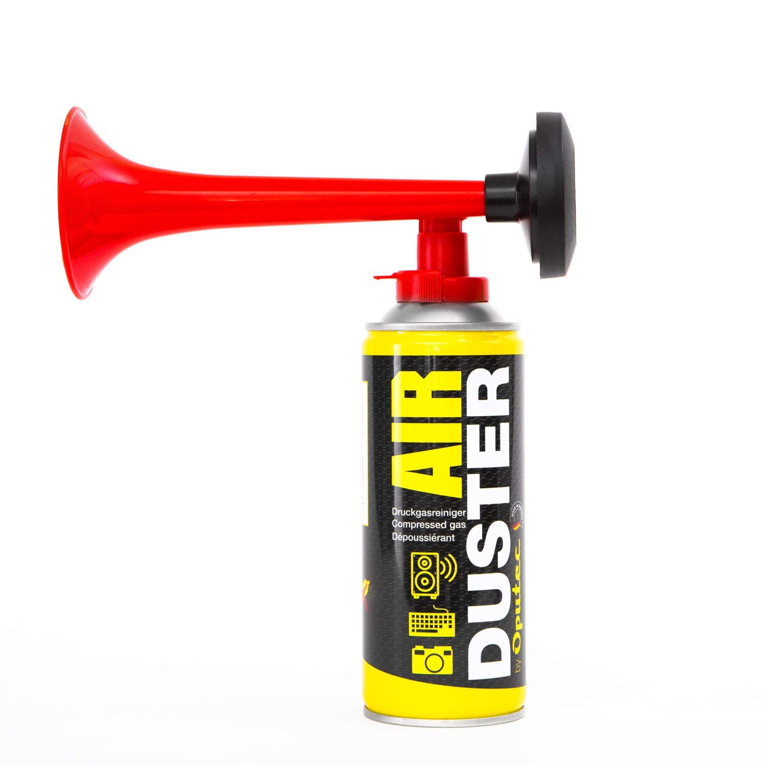 6x400ml Oputec Air Duster - Nettoyage à air comprimé avec rallonge - Nettoyage facile de clavier, PC, ordinateur, téléphone, appareil photo, imprimante, console Xbox, Playstation - Made in Germany