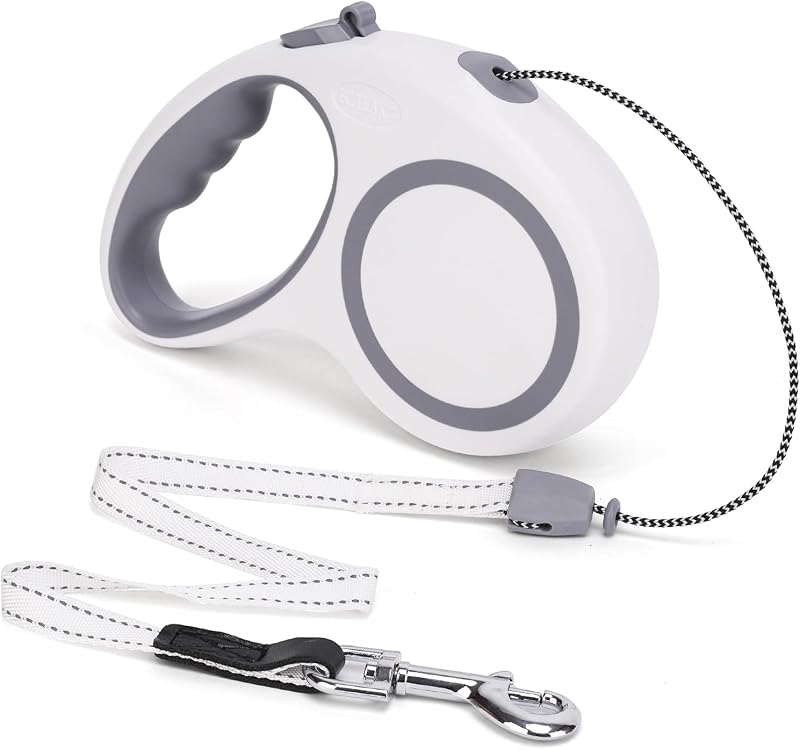Guia Retrátil para Cães com Cordão de 6,10 m EC.TEAK para até 20 kg
