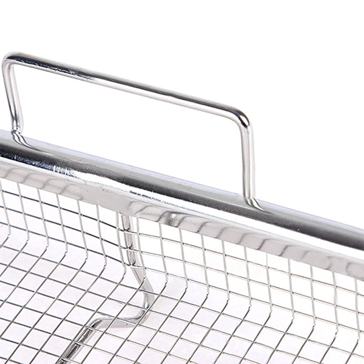 Cestello Griglia In Acciaio Inox Taizer - Per Barbecue, Forno, Frittura, Facile Da Pulire - Foto 9