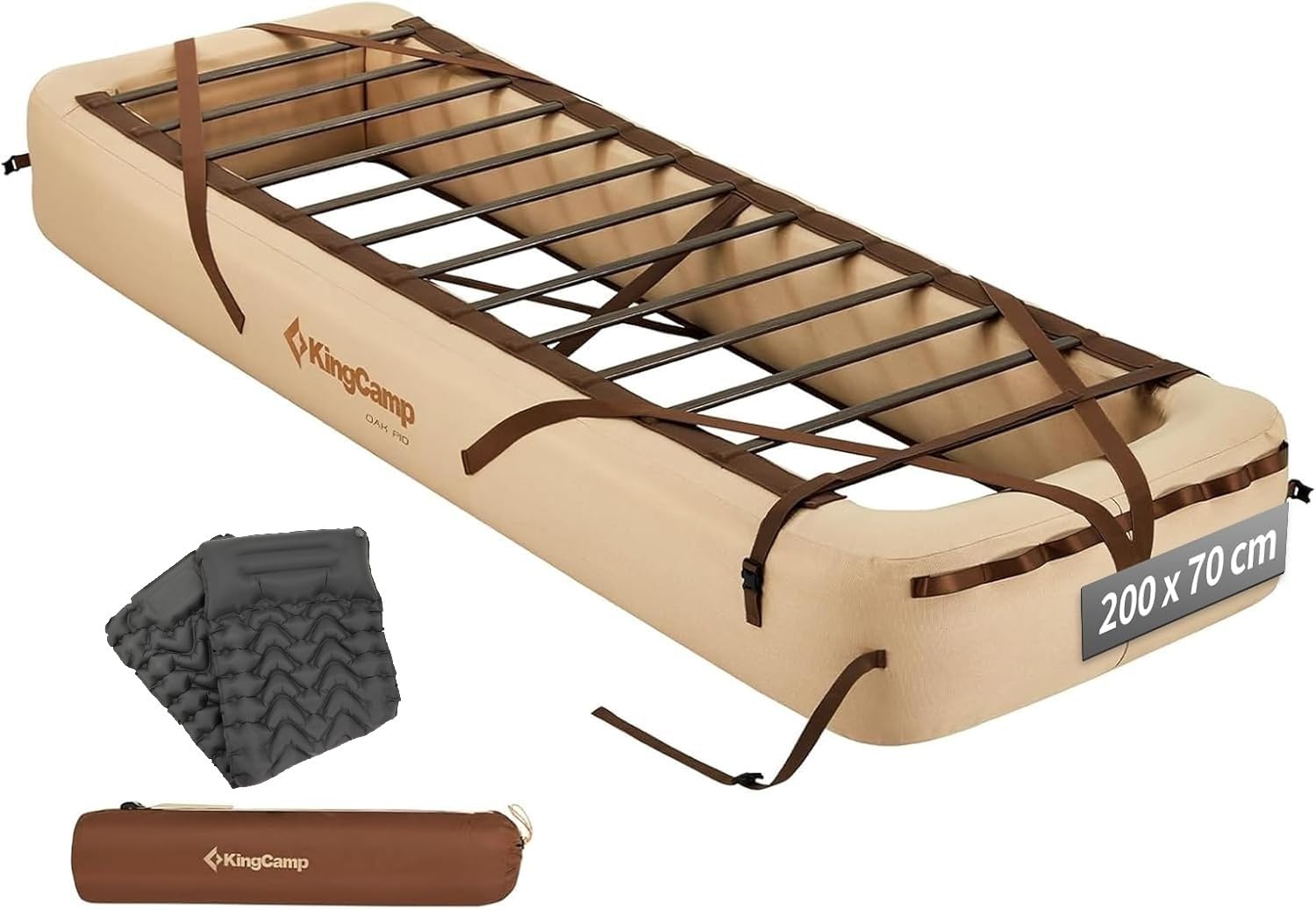 Amazon.co.jp: KingCamp エアーベッド キャンプ 簡易ベッド アウトドア