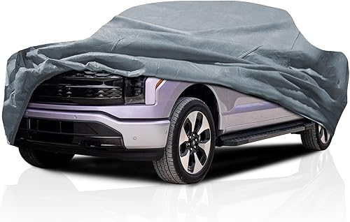 Funda semipersonalizada de 5 capas para automóvil de camión de tamaño completo para Ford F-150 Lightning Crew Cab 2022-2024 de 5.5 pies, protección
