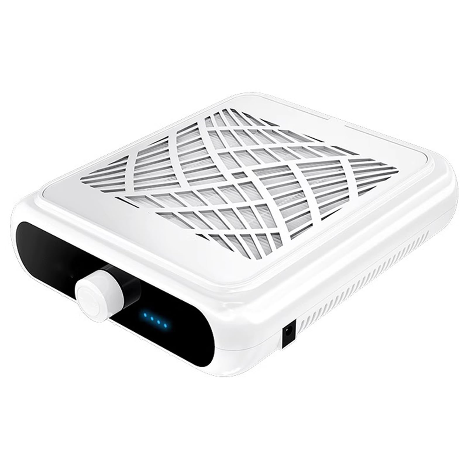 Aspirador Profesional para uñas acrílicas, con filtros Reutilizables, Velocidad Ajustable (máx. 4000 RPM), para salón de uñas y Uso doméstico, silencioso.