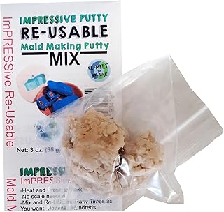 Impressive Re-Usable Mold Making Putty Mix 3 oz. Grey