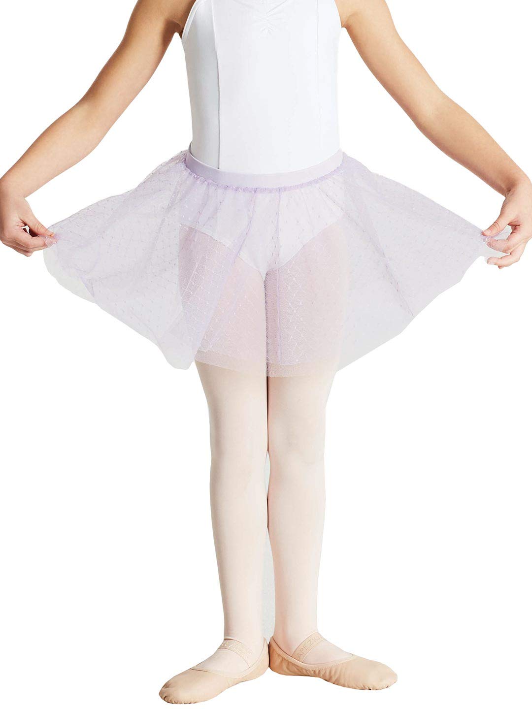 Capezio Women 11312C Dble Layer Skirt - LAVENDER, Medium
