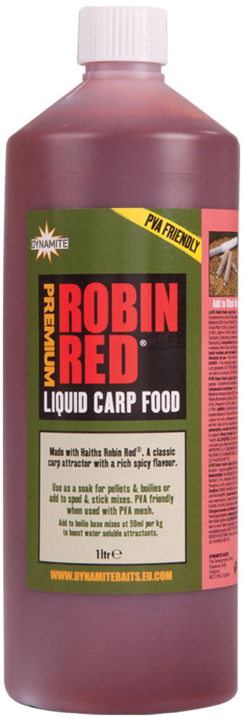 Dynamite Baits Carp Food Liquid - Robin Red - 1L - ADY040335 - DY335