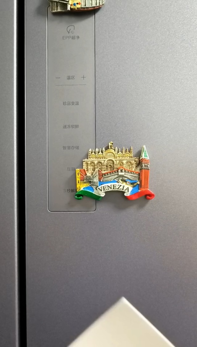 Imán de nevera decorativo Venezia de resina 8cm x 6.5cm miniatura 4