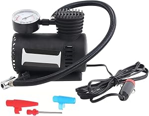 Air Compressor Tire Inflator Tire Inflator 12V DC Portable Air Compressor Tires Inflator with Pressure Gauge for Car Bike Tire Lovely and attractive