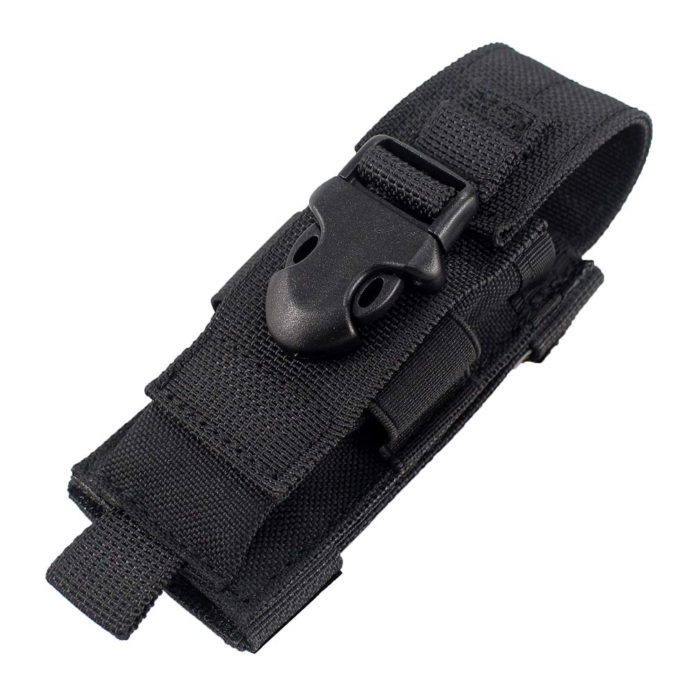 Tactical Single Sheath Holster Utility Tool Holder Case Horizontal Vertical Pistol Mag Pouch