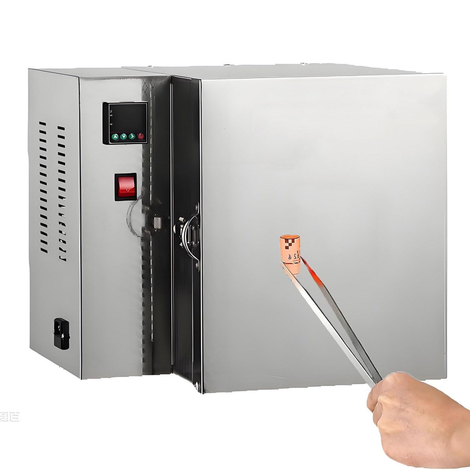Four électrique de 1500 W pour la fonte de bijoux et la fonte des métaux, four électrique avec capacité de haute température jusqu'à 800 ℃