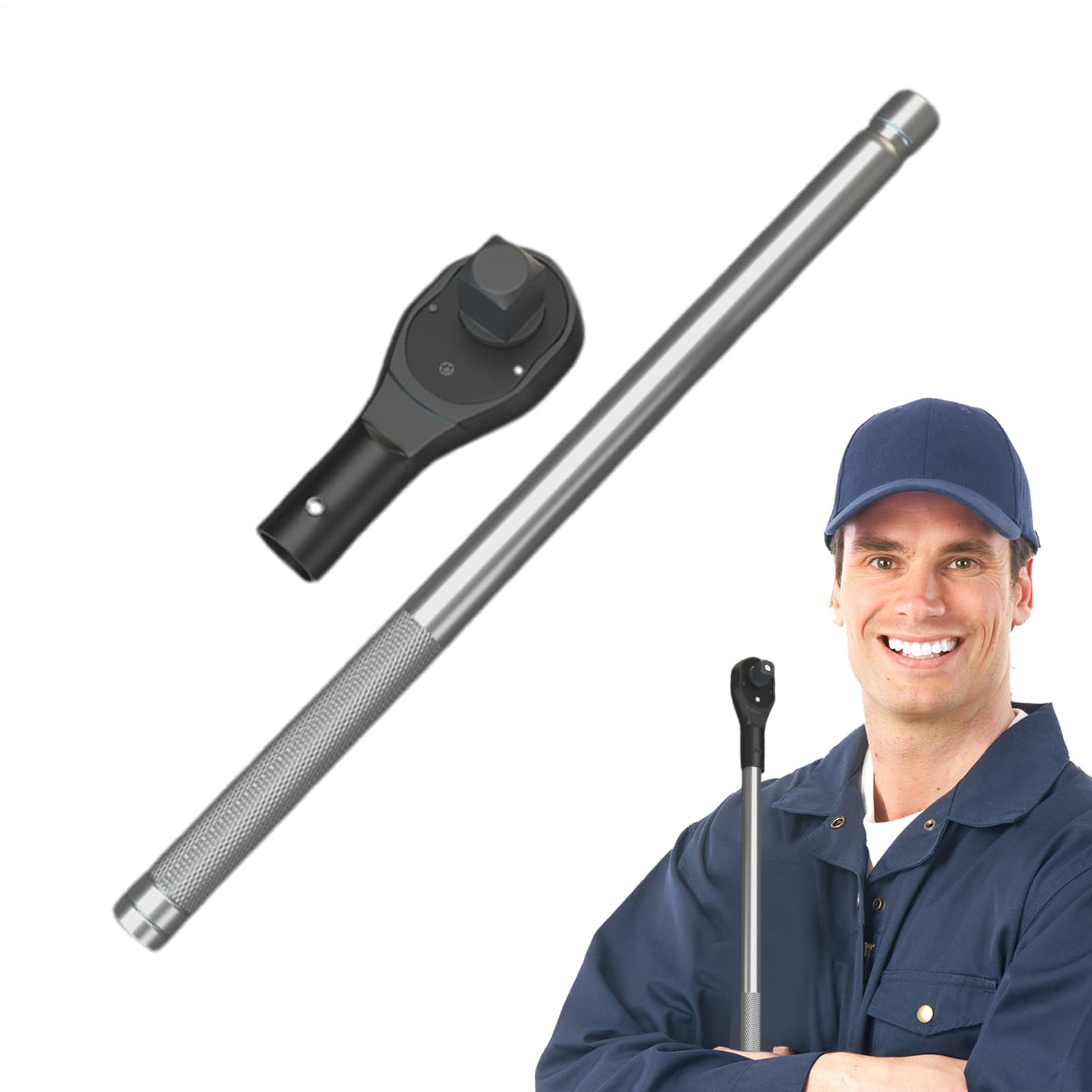 Llave de Carraca Llave De Trinquete De Mango Largo | Herramienta Resistente Portatil Para Reparaciones Mantenimiento Del Hogar Proyectos De Reemplazo Y Desmontaje De Cocina Para