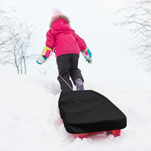 Miniatura 7 de Datanly 2 piezas de trineo de viaje cubierta de trineo de pesca en hielo cubierta 600D impermeable de almacenamiento de viaje para actividades al