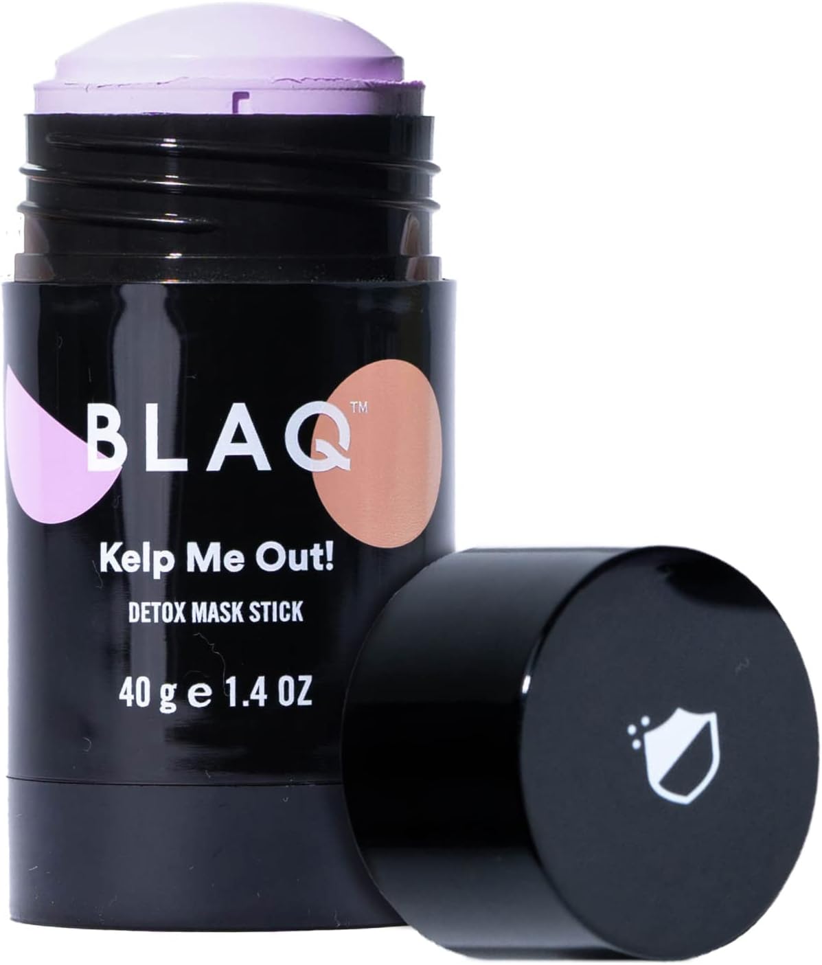 BLAQ Kelp Me Out Detox Mask Stick with Marine Algae and Kaolin Clay - Fast, mess free application - To calm, nourish, purify, protect, rejuvenate tired, dull-looking skin with anti-aging properties