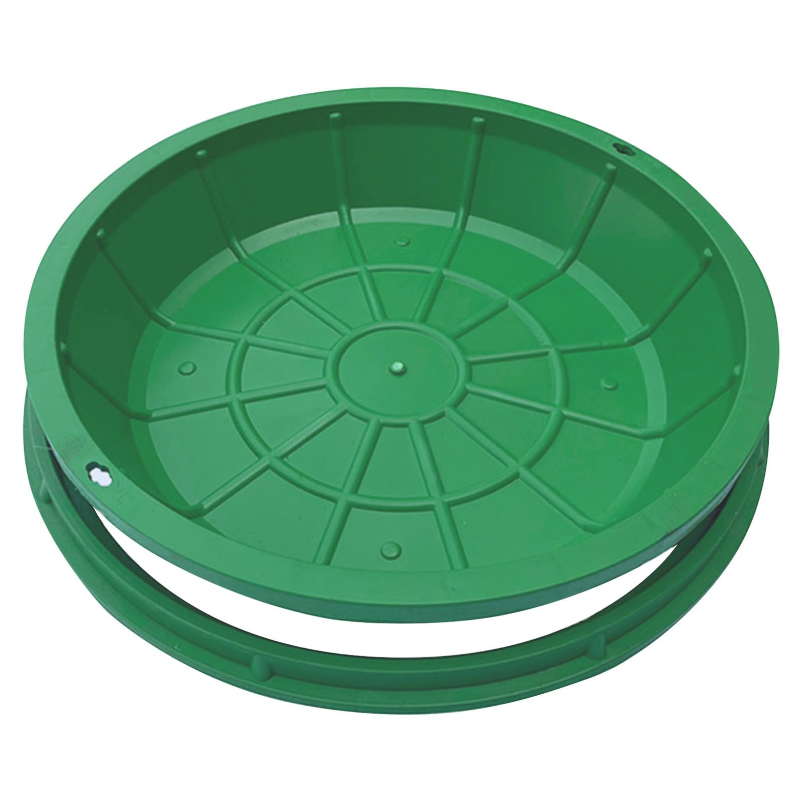 Coperchi Pozzetti in Plastica, Chiusino Pozzetto per Fosse Settiche con Base, Tombino per Fognature in Vaso D'erba per Giardini, Prati e Cortili(70 * 12cm/27.6 * 4.7in)