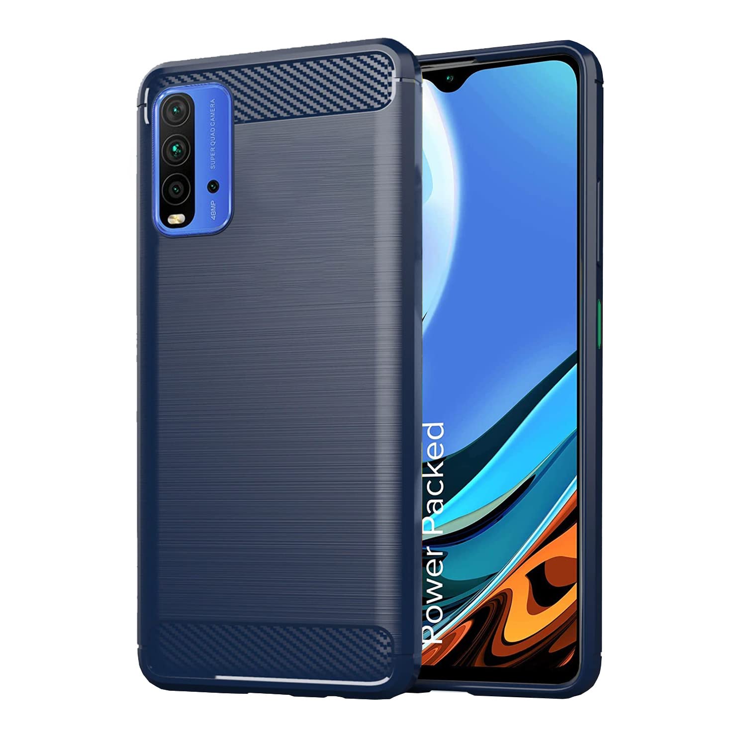 Pikkme Redmi 9 Power Back Cover |Hybrid Shock Proof | Matte Soft Silicon Flexible | Back Case for Redmi 9 Power (Blue) (B0BZMQQRZW) Amazon Price History, Amazon Price Tracker