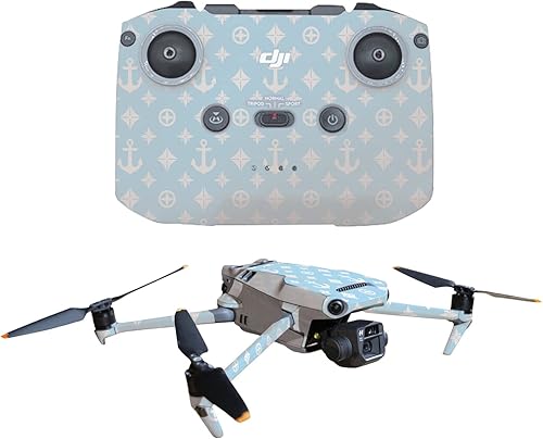 MightySkins Skin Compatible with DJI Mavic 3 - Baby Blue Designer | Protective, Durable, and Unique Vinyl Decal wrap Cover | Easy to Apply and