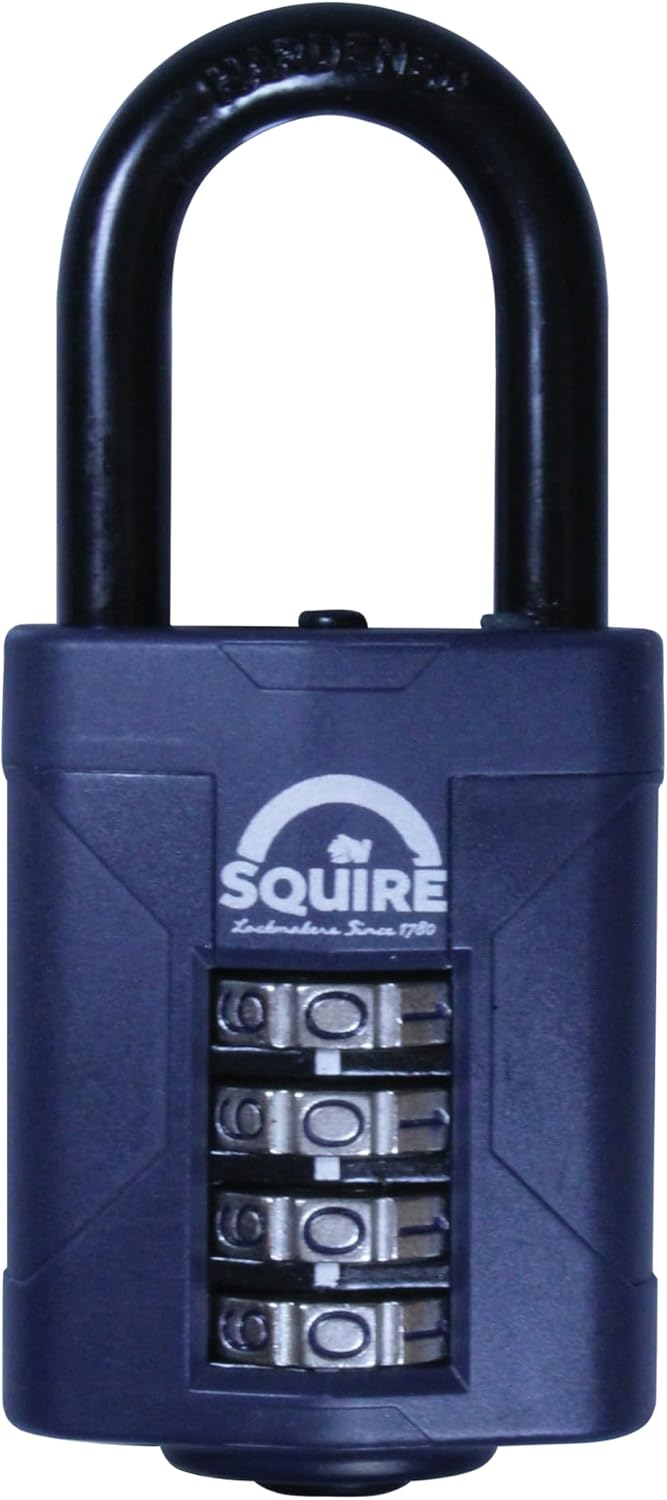 ALDRIDGE CP5015BX Squire 50MM Combination Padlock 1.5IN SKL Boxed, White