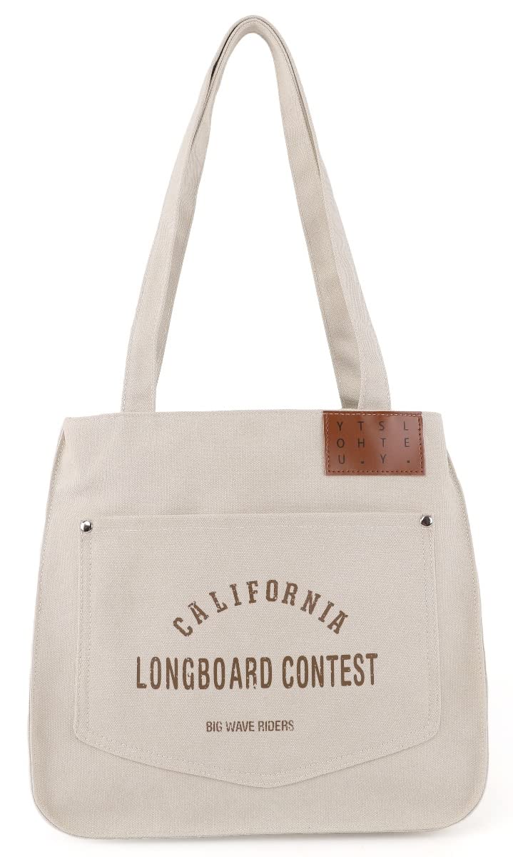 Worldlyda Women Canvas Shoulder Bag Hobo Crossbody Handbag Casual Tote Purse Crossbody Hobo with Embroidery