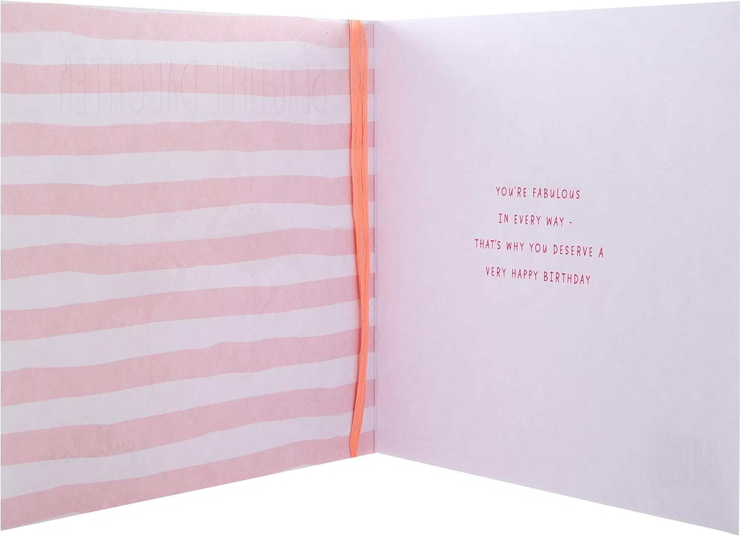 Hallmark Large Birthday Card for Daughter - Contemporary Pink Flamingo Design 25577258