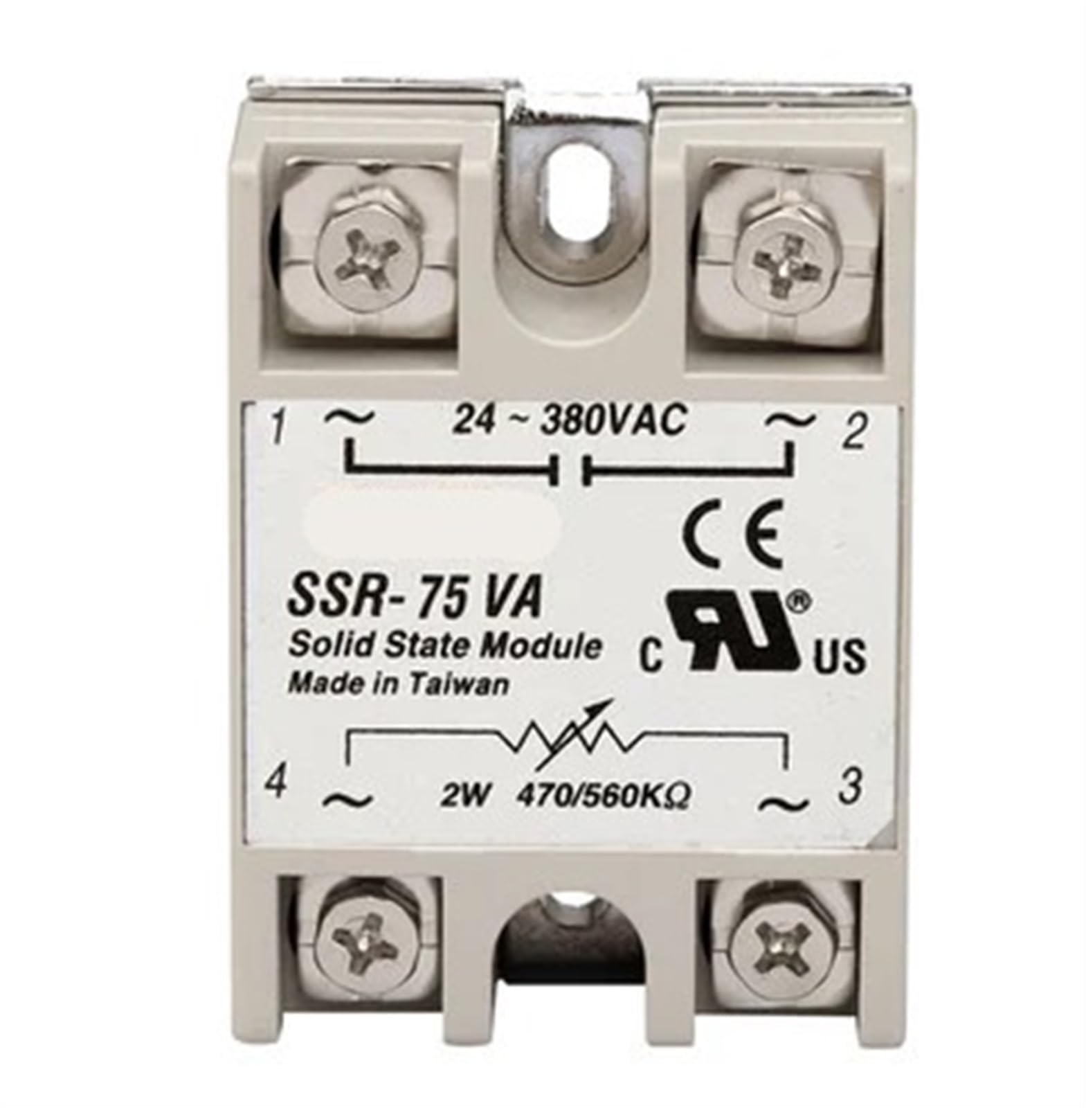 NWPNLXEA SSR-75VA Single-Phase Solid State Relay 75A
