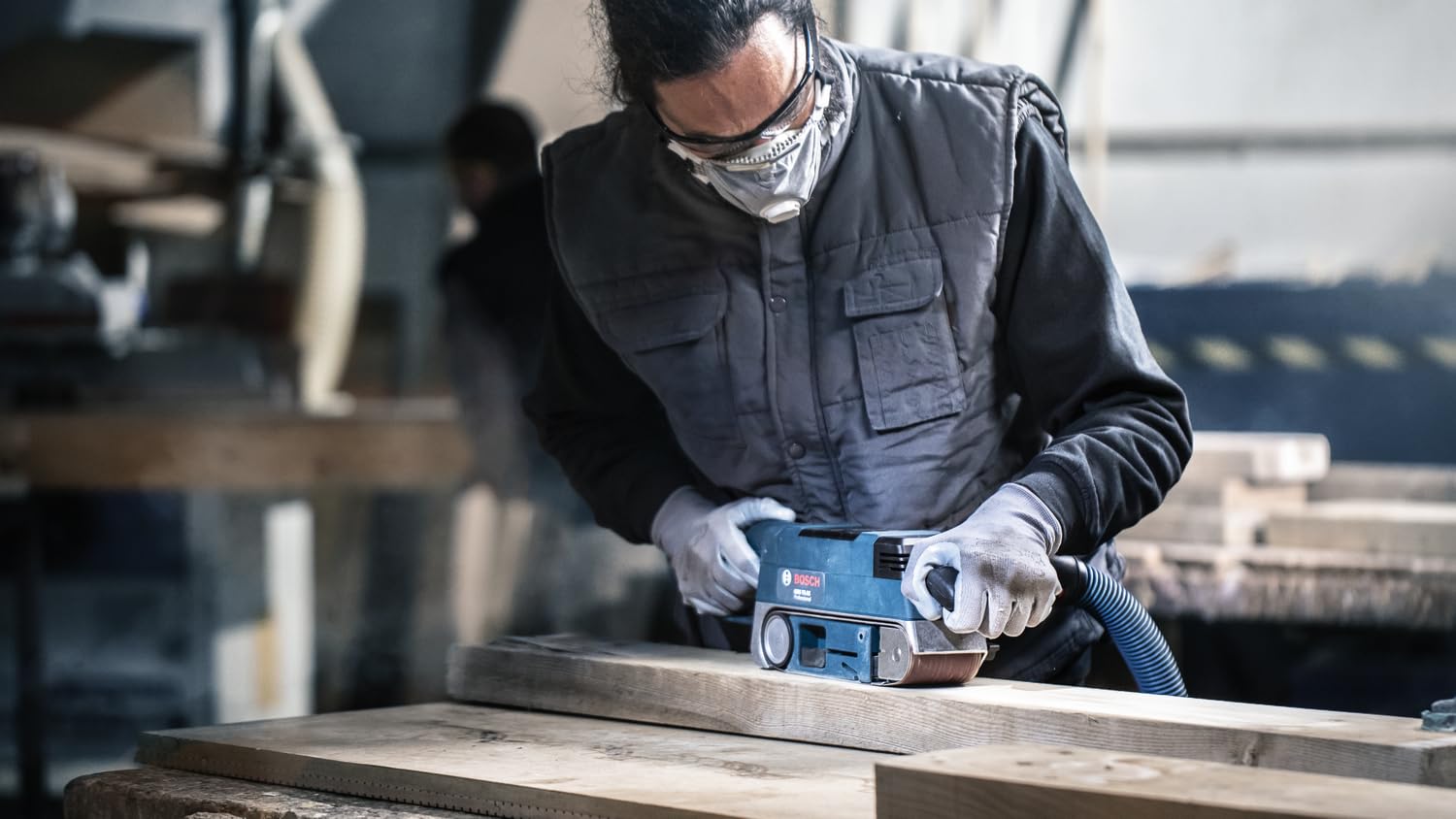 Bosch 10x Nastro abrasivo PRO X440 per levigatrici (per Vernice su legno, Legno duro, 100 x 610 mm, Grano 60, Professional Accessorio Levigatrice a nastro)