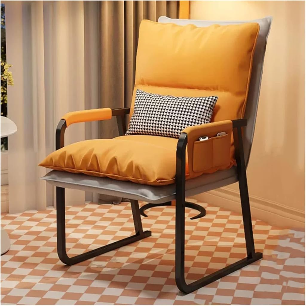 Chaise de bureau confortable sans roulettes pour réception OGE