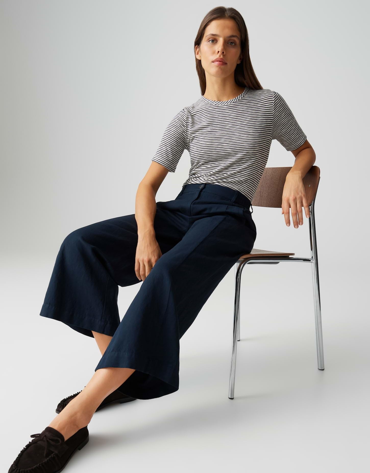 OPUS Damen Culotte | Maiga Flow Culotte aus nachhaltigem ECOVERO™ Viskose Leinen Mix