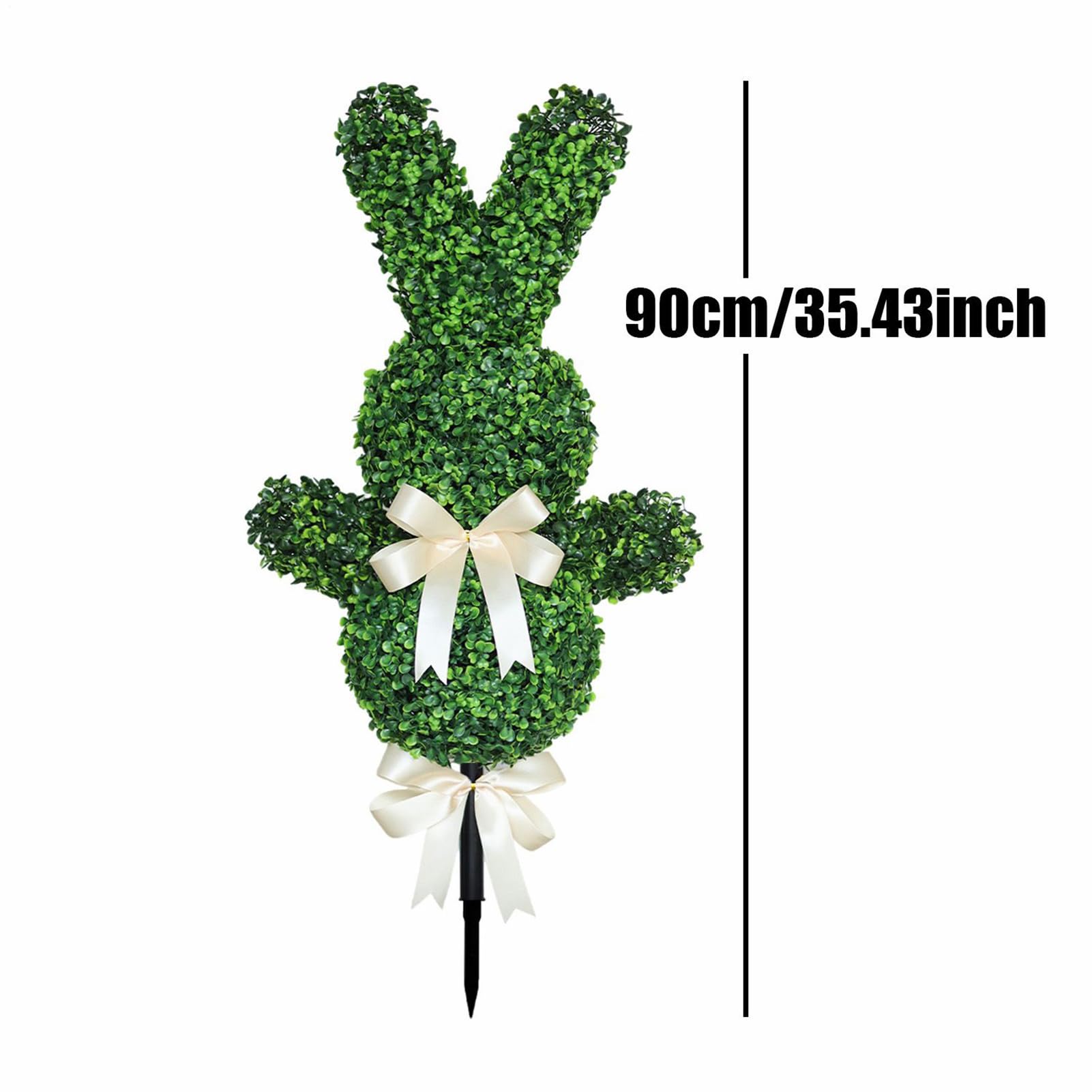 Generisch Personaggio sagomato per esterni | 90 cm boccola decorativa | Personaggio a forma di boccola con picchetto | Per casa, posto di lavoro, esterno, terrazza, giardino, patio, prato e