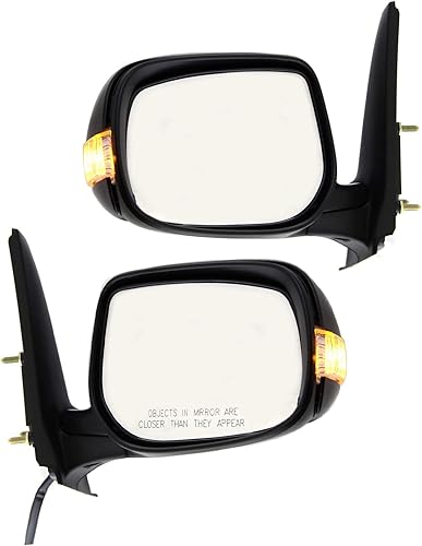 Kool Vue - Juego de 2 espejos compatibles con Scion xB SC1320103, SC1321103 y SC1321103 2008-2015