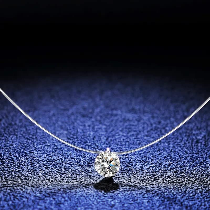 Collier moissanite 1 carat en argent 925 un bijou d'exception - 2