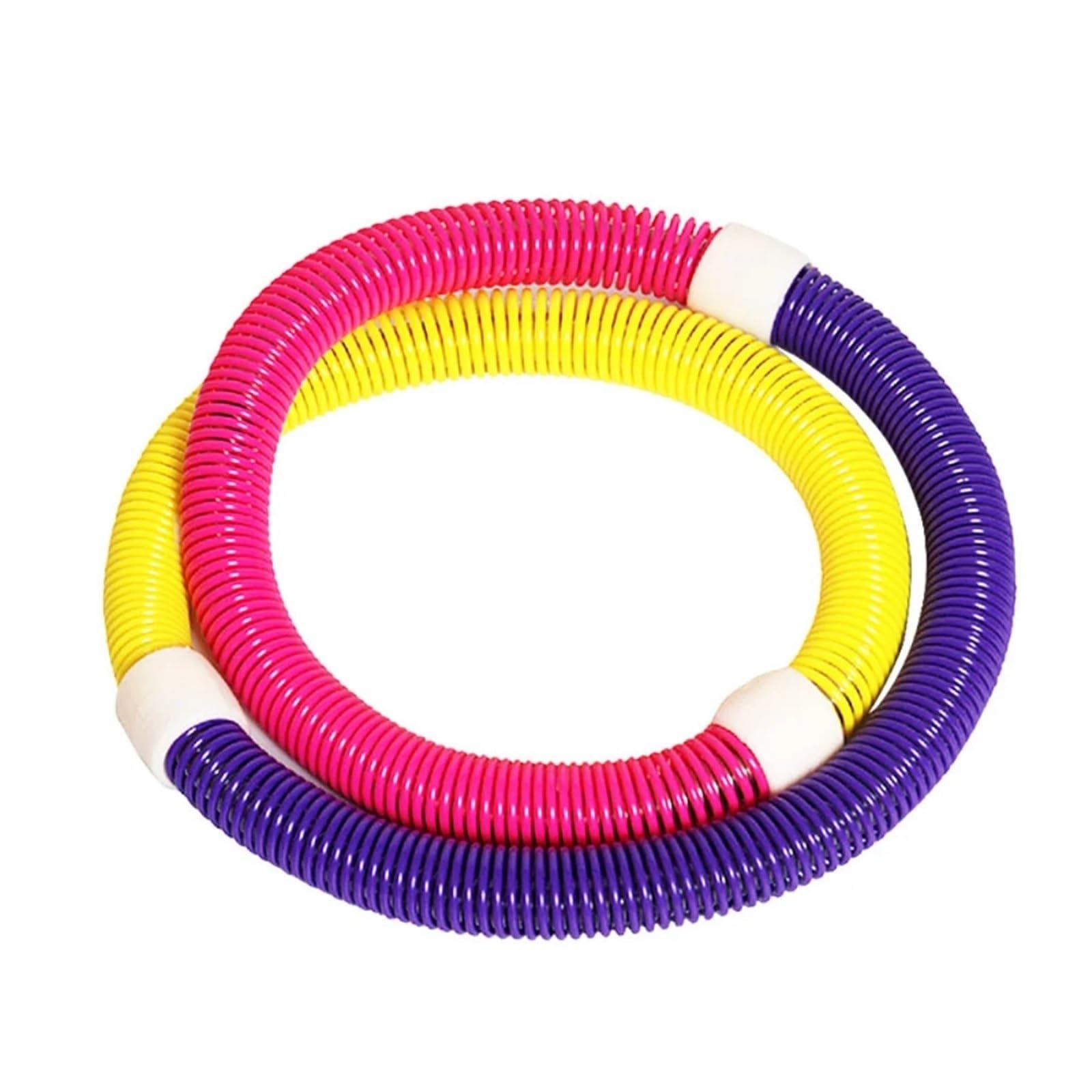 Hula hoop pieghevole a molla Anello fitness in plastica Attrezzatura for allenamento addominale tonificante for adulti