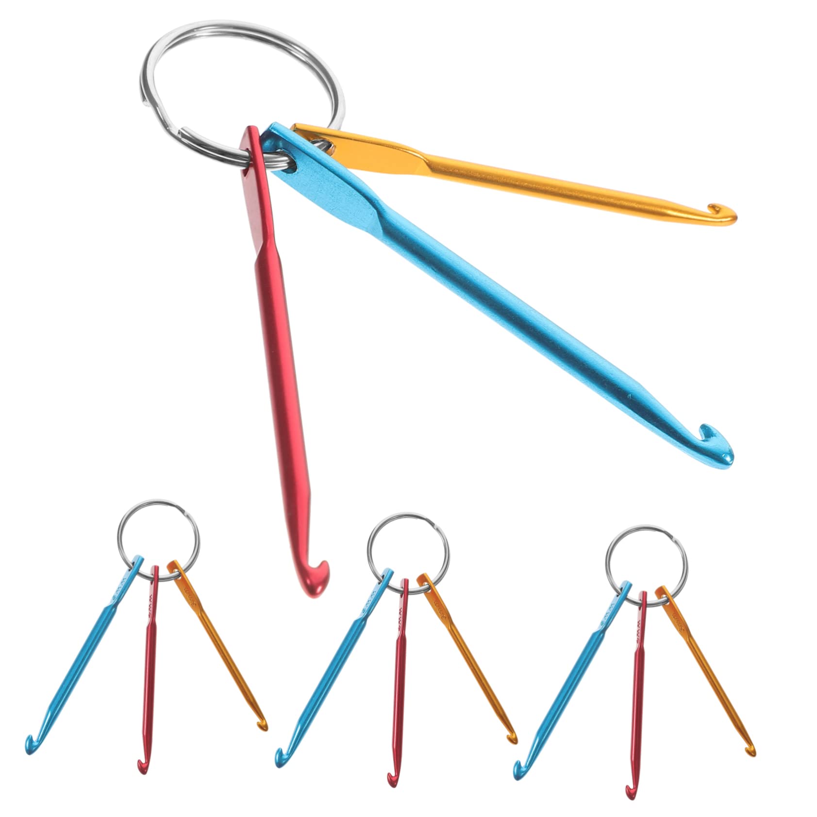 JEWEDECO 20pezzi Ganci Per Uncinetto Strumenti Ergonomici Per Lavorare Maglia Per Sciarpe Cappelli e Maglioni Fai Te
