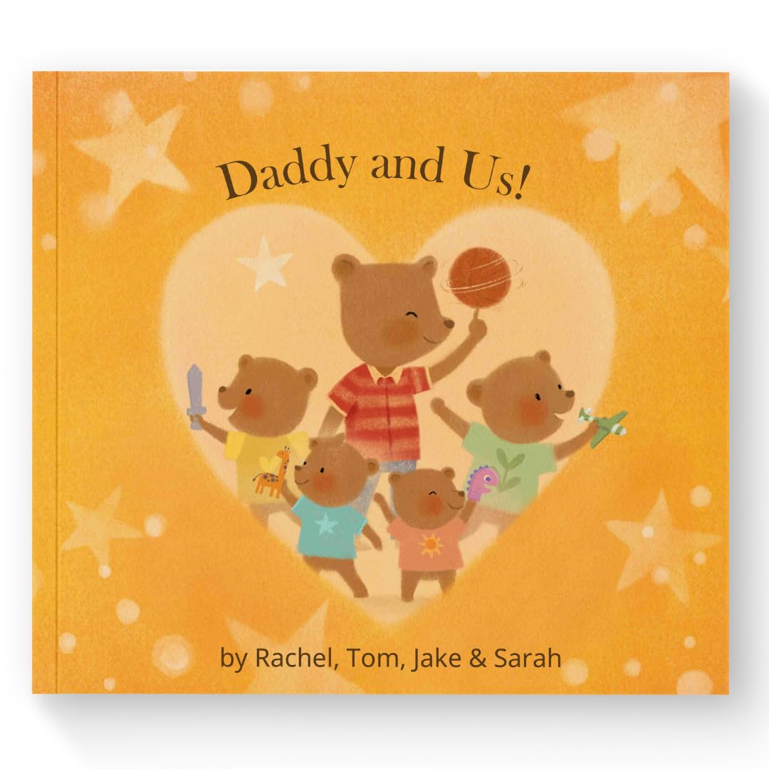 Father's Day Gift - Daddy and Us - A Special Personalized Read Aloud Gift from Upto 4 Kids to Dad | Manimal Tales