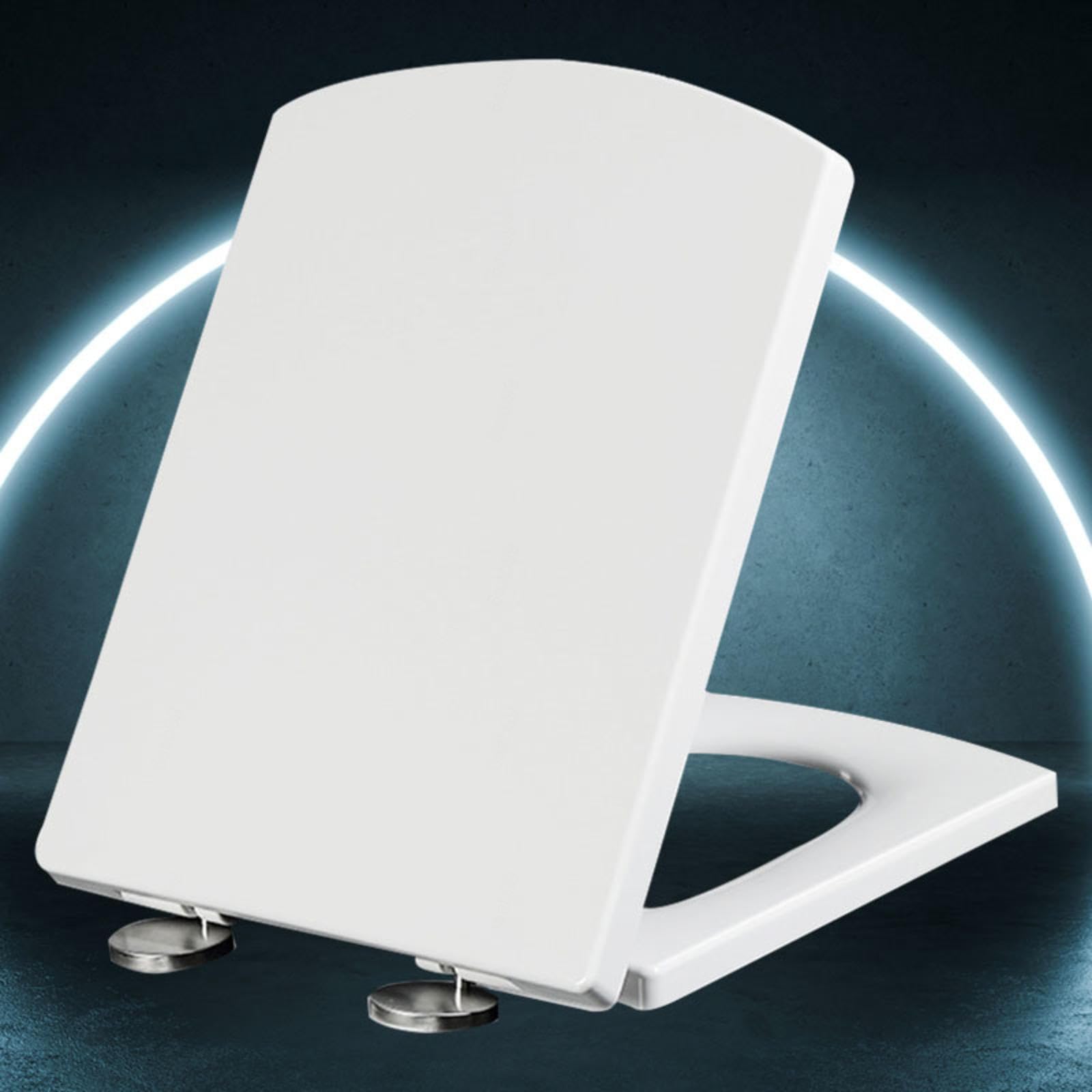 Soft Close, Close, Close Close, Quick Release- Release Toilet seat Customizable Hinges, Lightweight, Durable, Portable, User-Friendly, Compact, Square, Adjustable