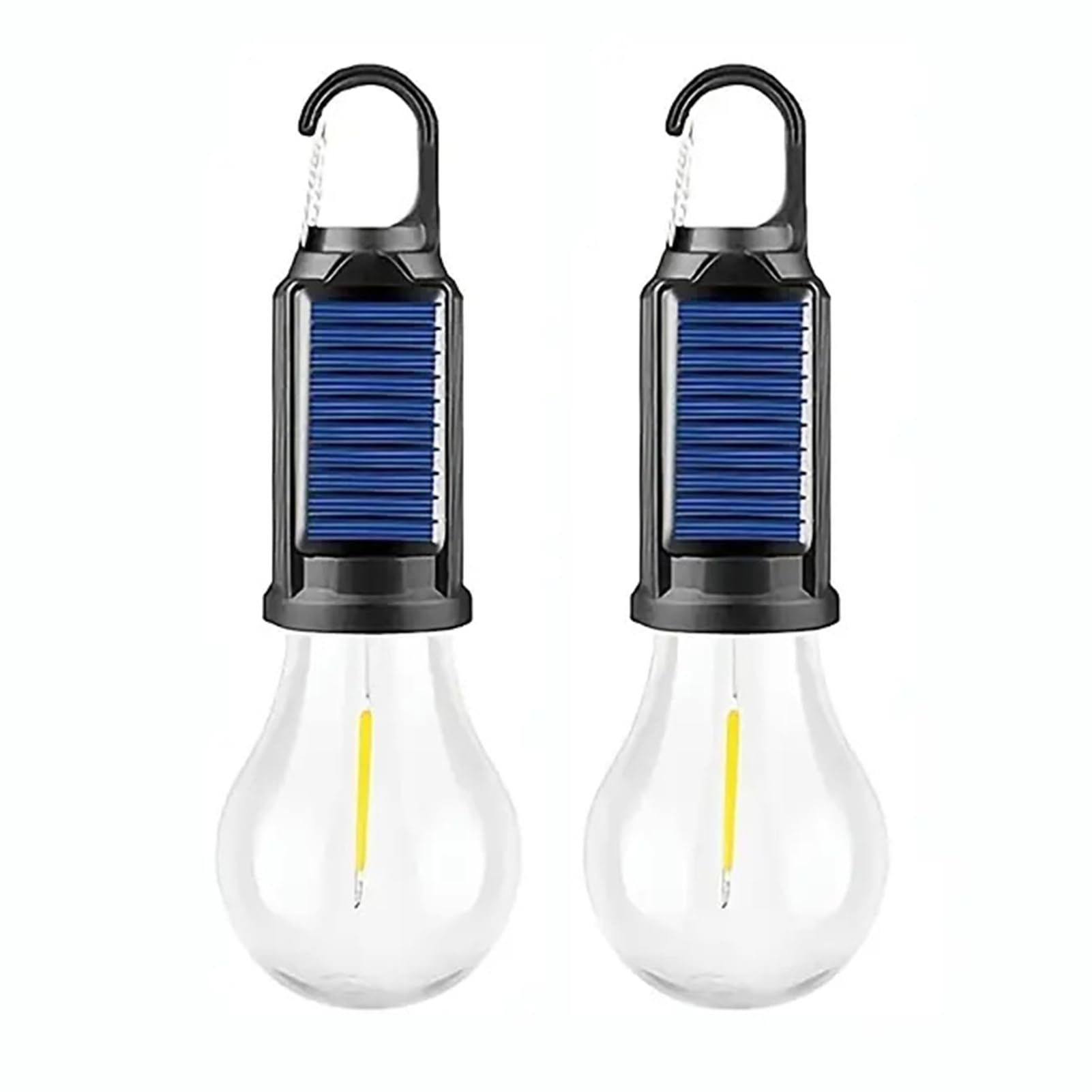 KIXZSAZ 2pcs/Set Portable Lantern Rechargeable with Multi-Level Adjustment Atmosphere Lighting Tent Lights Portable Lanterns ABS