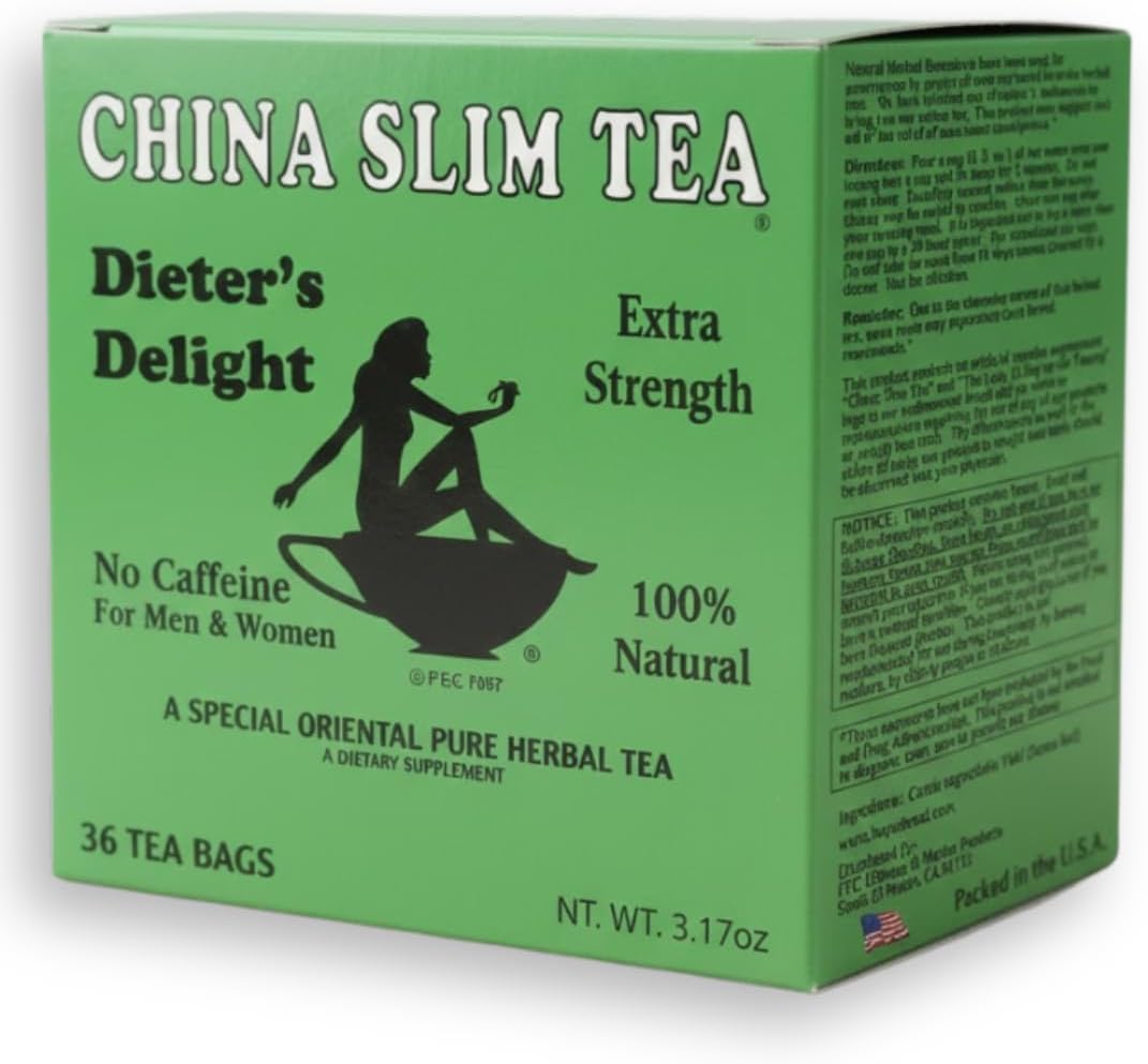 the teapot company China Slim Tea Dieter's Delight 36 Tea Bags NET WT 3.17 OZ (90 g)