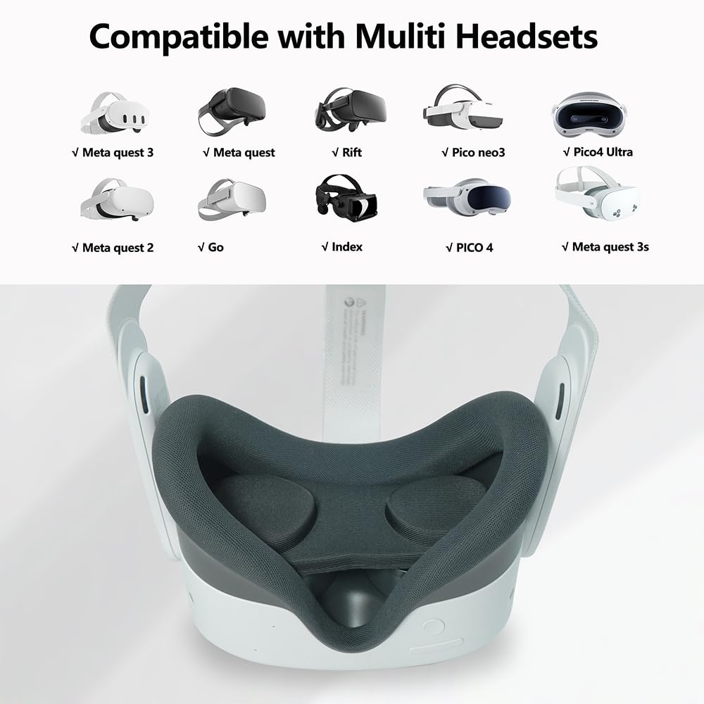  Quest 2 256GB+ シリコンカバーセット Amazon | Oculus Quest 2用シリコンフェイスカバー 防汗 洗濯可能 丈夫