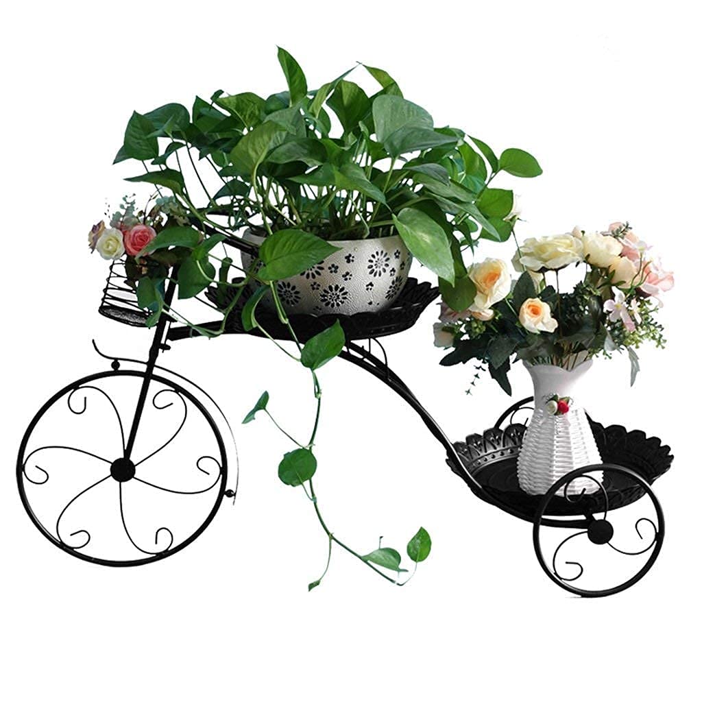 Flower Pot Holder Iron Black Plant Stands Home Garden Patio Yard Outdoor Indoor Decor Display Stand Holder JB-Tong