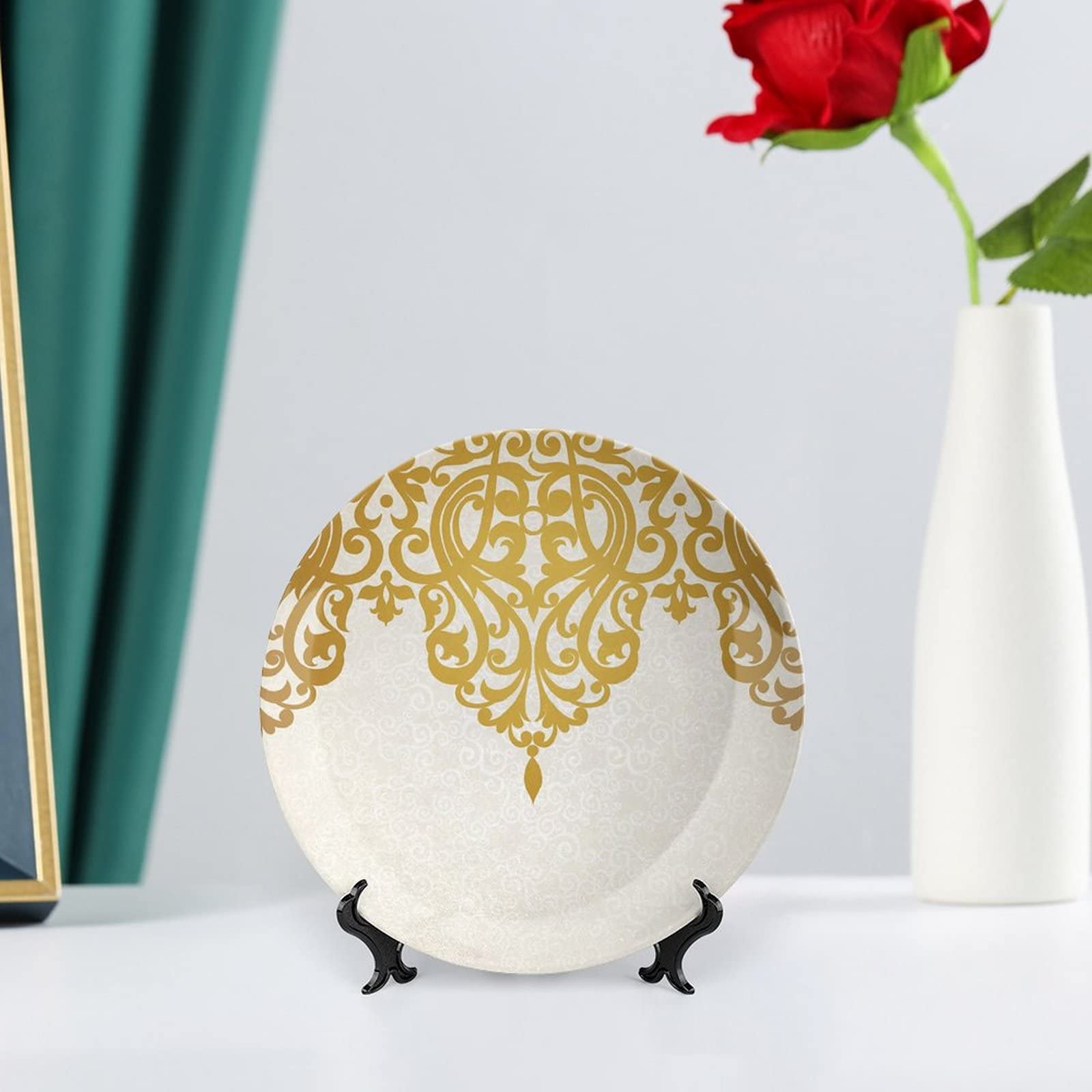 Amazon.com: 8 Inch Decorative Plate, Antique Ceramic Craft