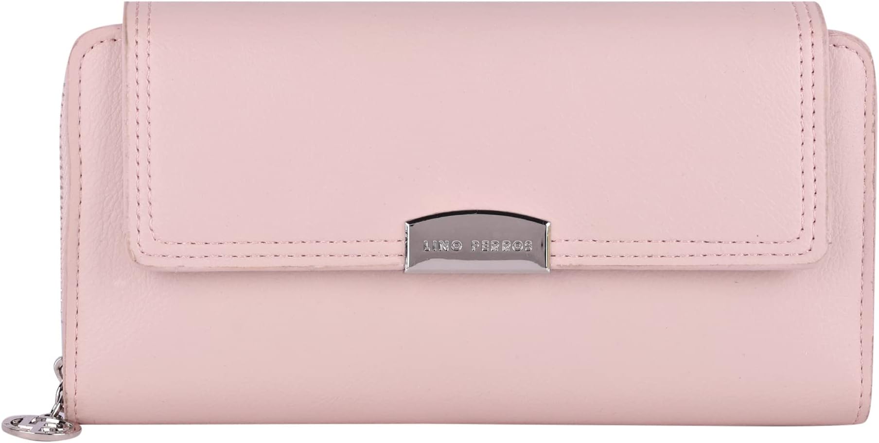 Lino PerrosWomens Wallet, LIGHT PINK, S, Minimalist