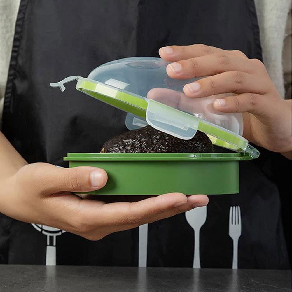 Avocado-Aufbewahrungsbox Transparent – Frischehalter Für Halbe Avocados, Luftdicht, 15,3x11x8 Cm