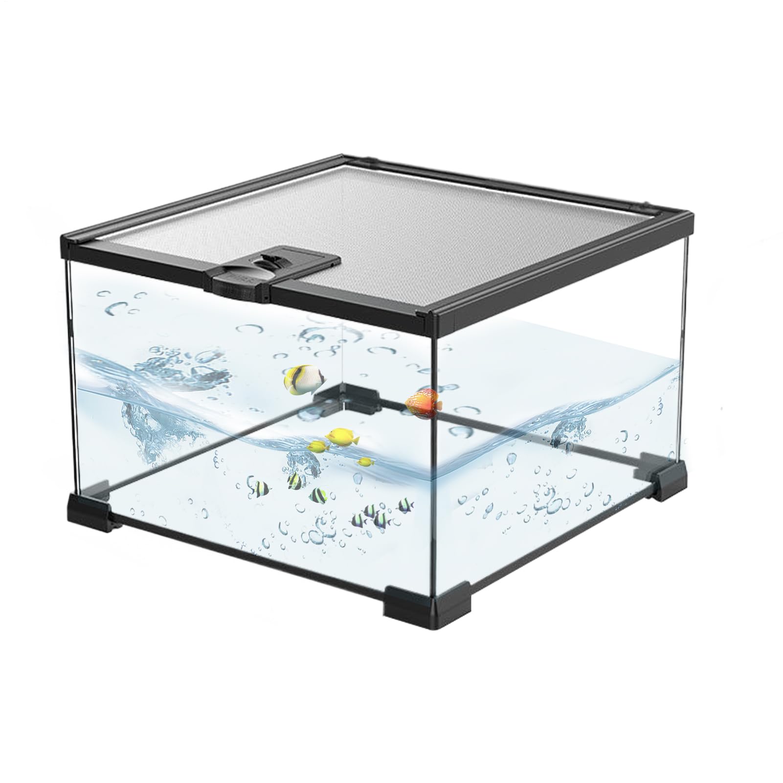 Terrario per Rettili Fornitura Di Contenitore Portatile Sicuro Per Animali | Vasca per Lucertole con Vista Completa Tartarughe Gabbia Contenitore Animali Habitat Lucertole Terrario Vasca Gechi