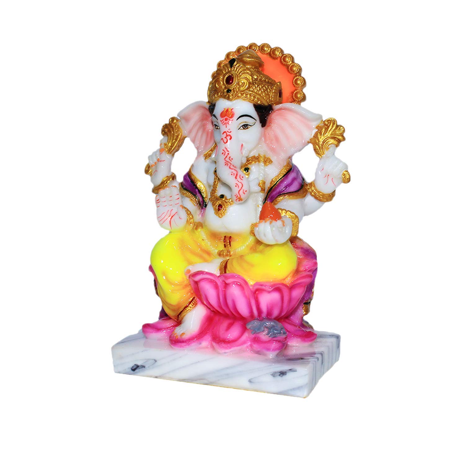 Amazon.com: Lord Ganesha Marble Dust Idol Ganpati God Ganesh Home