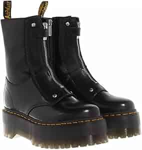 Amazon.com | Dr. Martens Jetta Hi Max Black, Black Buttero