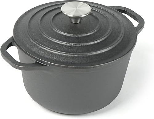 HAWOK Sartén de hierro fundido esmaltado Mini 1.5 QT Naranja