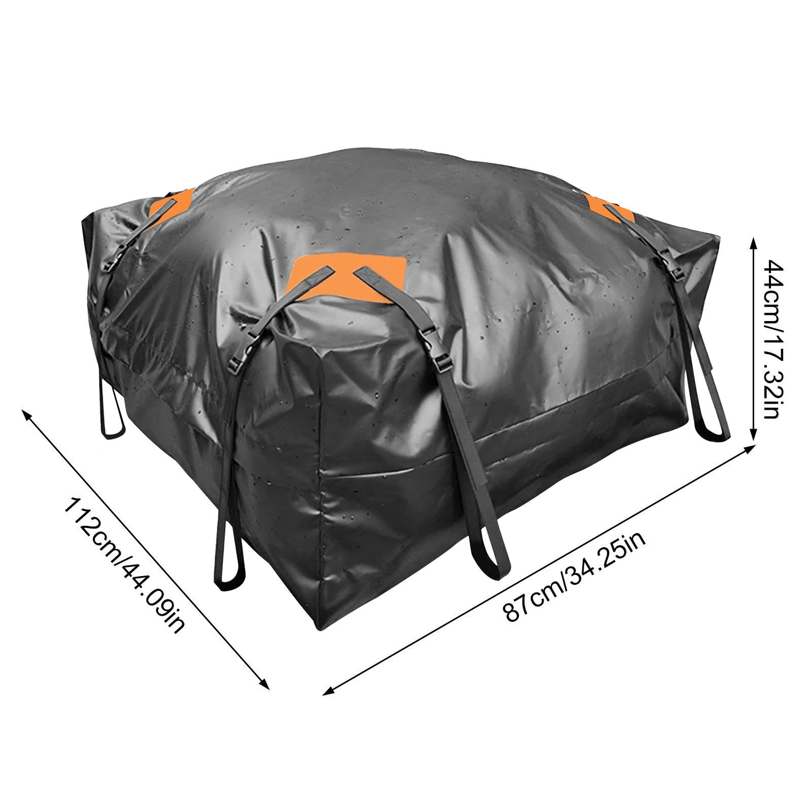 Portapacchi per tetto auto, Borsa per tetto auto | Borsa portapacchi impermeabile per portapacchi,Supporti morbidi stabili Deposito bagagli superiore Box per bagagli da viaggio per auto