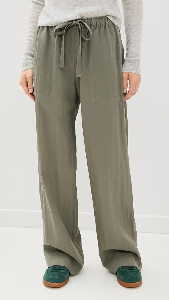 今期新品未使用　Warm Drawstring Pants 38 Maison Margiela Drawstring straight-leg Trousers | Brown