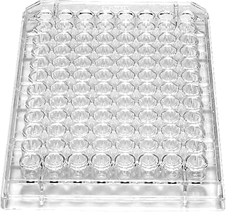 Caplugs Evergreen 290-8116-01V 96-Well Non-sterile Conical (V) Bottom Plates No Lid, 100 Pack, Natural, Polystyrene, Well Volume 0.30 mL, Cell Cultures, Assays, PCR, Sample Storage, Research