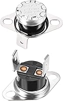 Vista 35 de uxcell KSD301 Termostato 284.0 °F/284°F 10A N.C Ajustar interruptor de temperatura de disco rápido para microondas, horno, cafetera 2 piezas